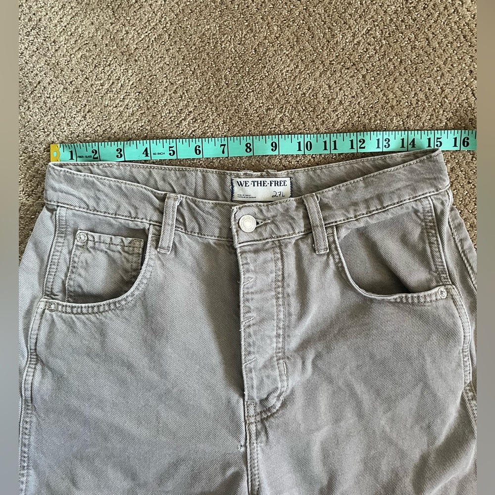 WeTheFree Good Luck barrel jeans, 27L - Picture 5 of 7